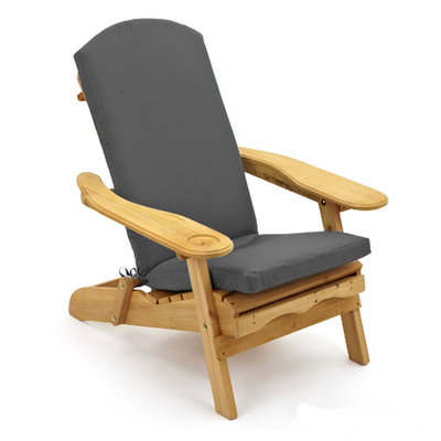 Luxury Adirondack Chair Cushion Garden Furniture True Shopping Grey  