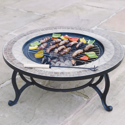 Beacon Star Tiled Coffee Table, Fire Pit & BBQ Outdoor Leisure True Shopping   