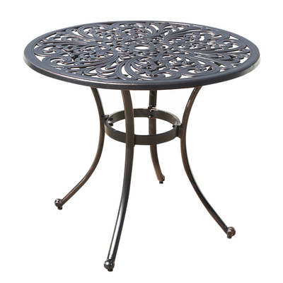 Cast Aluminium Round Table Garden Furniture True Shopping   