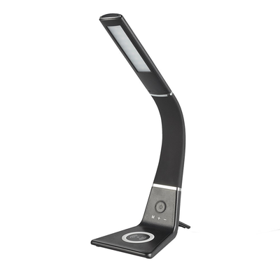 Curved LED Desk Lamp with Wireless Charger Lighting True Shopping   