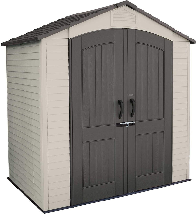 Lifetime 7ft X 4.5ft Heavy Duty Plastic Shed Plastic Sheds True Shopping   