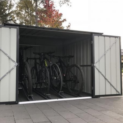 Globel 6′x6′ Bicycle Store Anthracite Grey Metal Storage True Shopping 6′ X 6′  