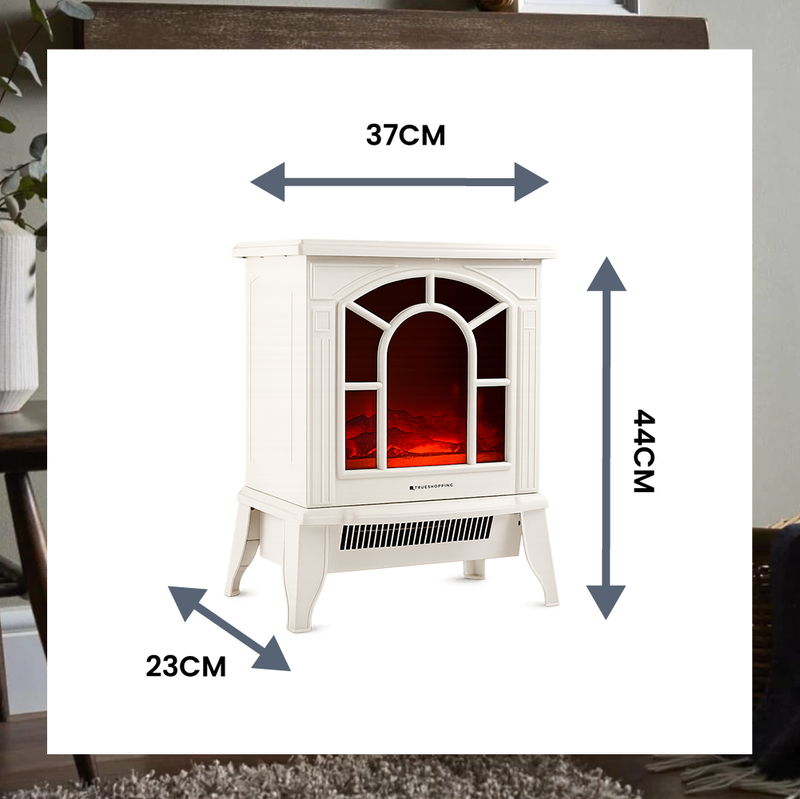 Freestanding Electric Fireplace Home heating True Shopping
