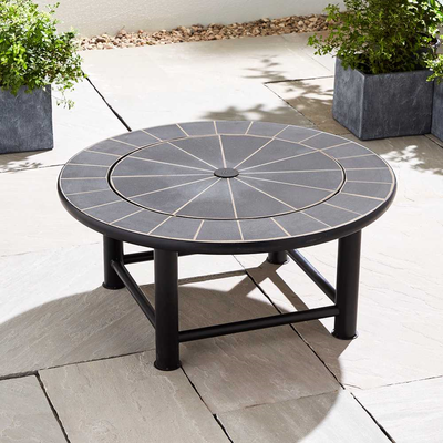 30 Tile Firepit Table Outdoor Leisure True Shopping   