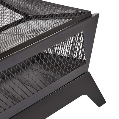 Steel Fireplace with Mesh Lid Outdoor Leisure True Shopping   