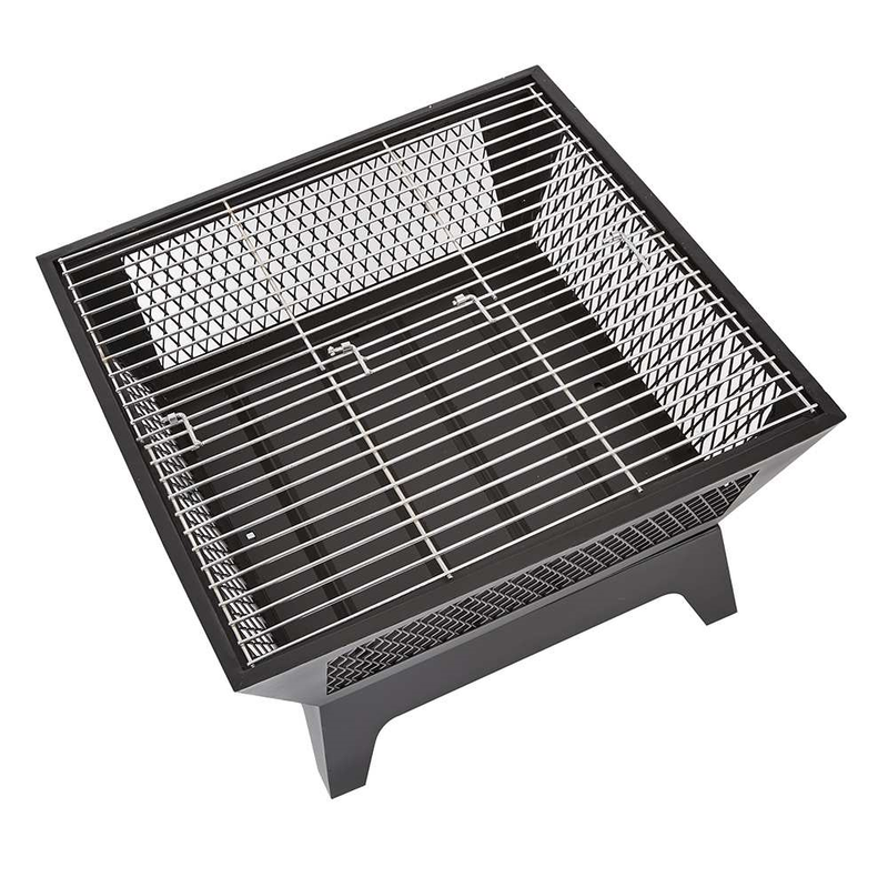 Steel Fireplace with Mesh Lid Outdoor Leisure True Shopping   