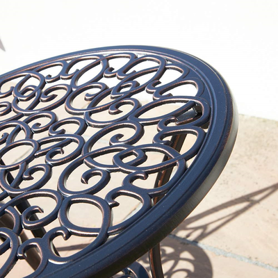 Cast Aluminium Bistro Set Garden Furniture True Shopping   