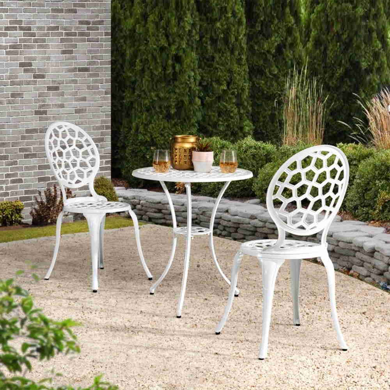 Cast Aluminium Bistro Set Garden Furniture True Shopping   