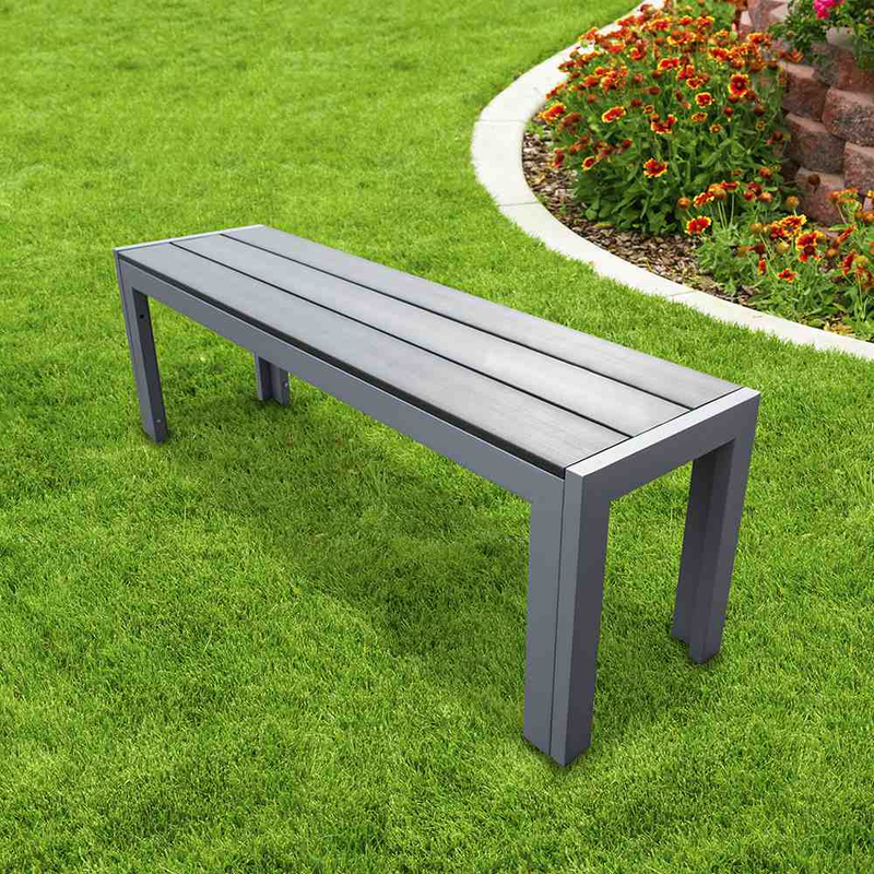 Malmö Polywood Outdoor Bench Garden Furniture True Shopping   