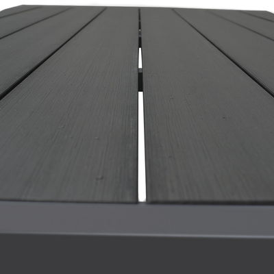 Malmö Polywood Outdoor Dining Table (Graphite) Garden Furniture True Shopping   