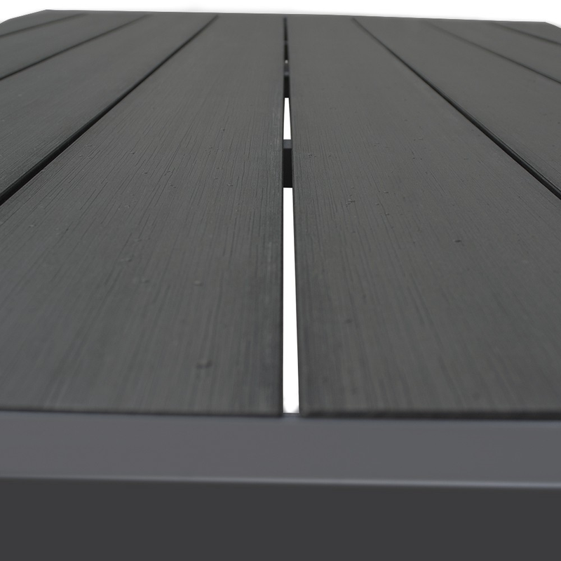 Malmö Polywood Outdoor Dining Table (Graphite) Garden Furniture True Shopping   