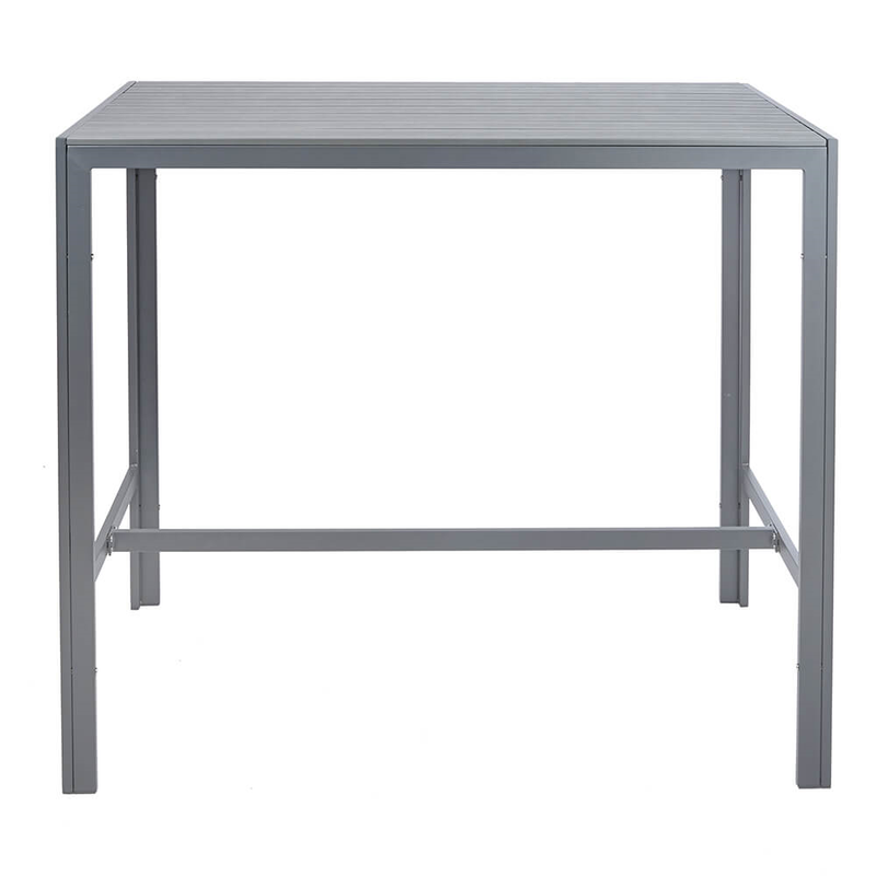 Grey Polywood Outdoor Bar Table Garden Furniture True Shopping   