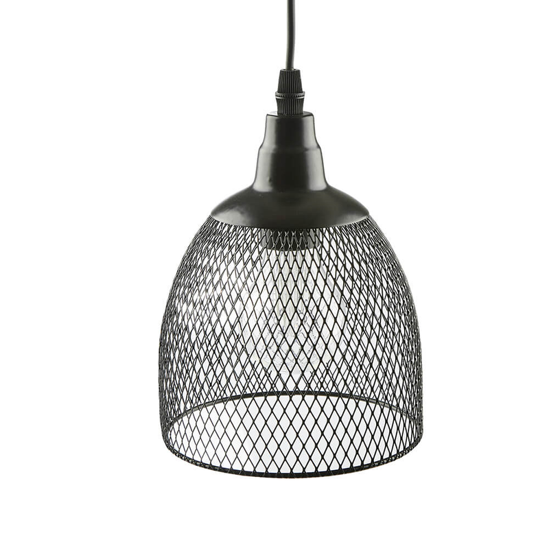 Black Metal Lantern with Edison Bulb Lighting True Shopping   