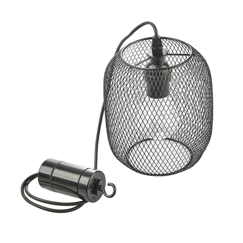Black Metal Lantern with Edison Bulb Lighting True Shopping   