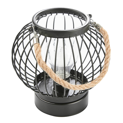 Cage Lantern with Edison Bulb Lighting True Shopping   