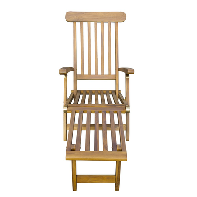 Bantham Teak Steamer Lounger Garden Furniture True Shopping   