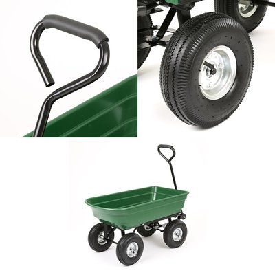 Garden Trolley Cart with Tipping Trailer Tools & DIY True Shopping   
