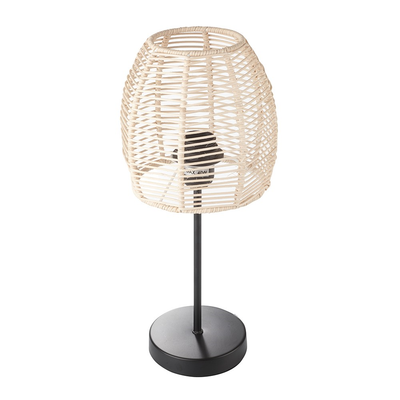 Rattan Contrast Table Lamp Lighting True Shopping   