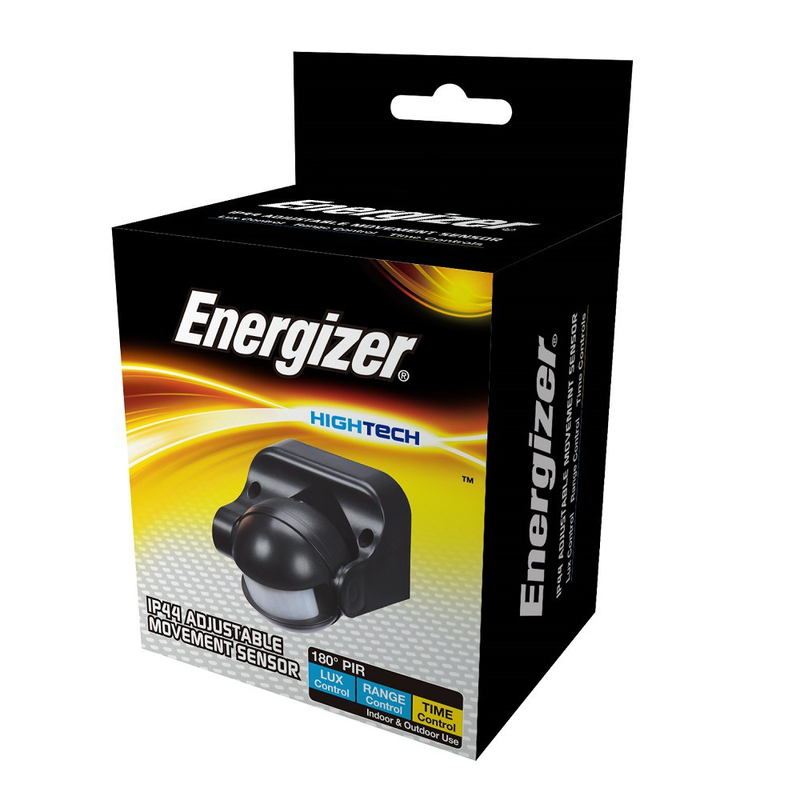 Energizer Adjustable 180° PIR Motion Sensor Lighting True Shopping   