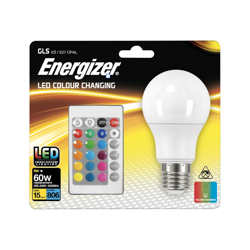 Energizer LED Colour Changing Bulb 9W (60W) Lighting True Shopping   