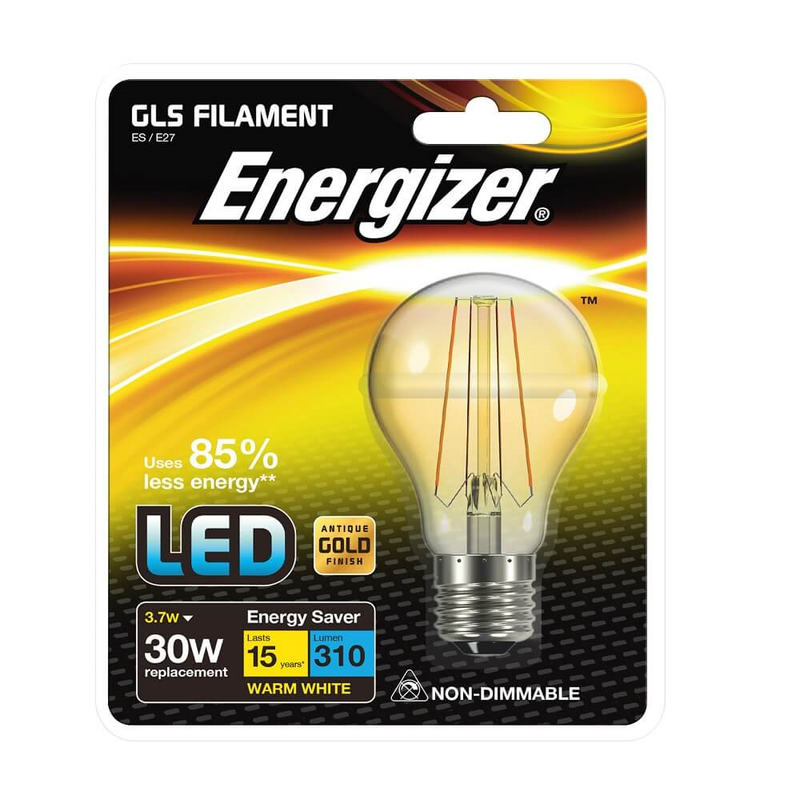 Energizer LED Gold Filament Bulb Lighting True Shopping   