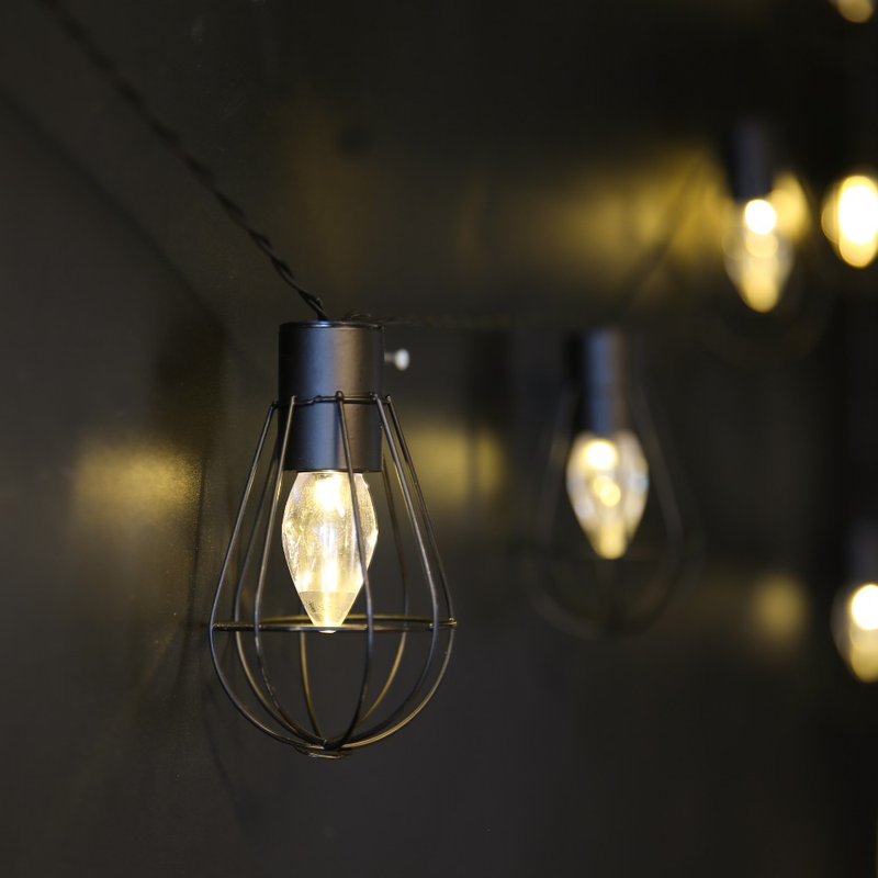 Solar-Powered Lantern String Lights Lighting True Shopping   