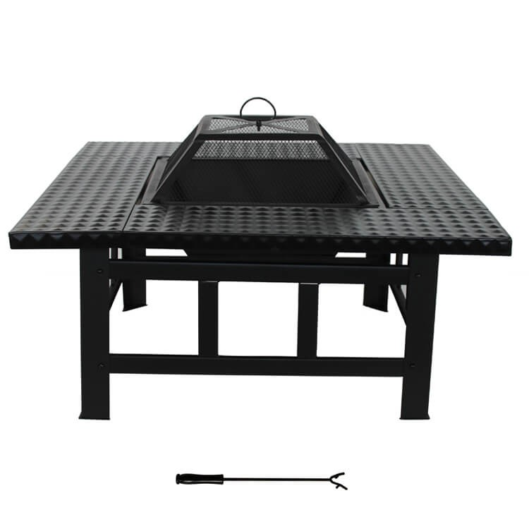 4-in-1 Fire Pit, Table, BBQ & Ice Cooler Outdoor Leisure True Shopping   