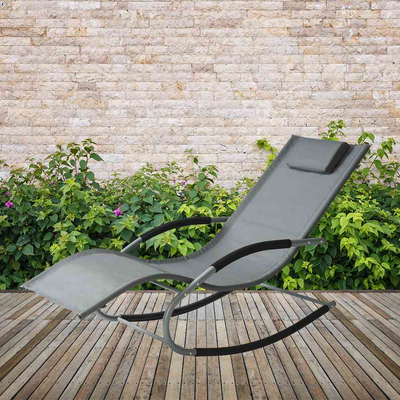 Lugano Rocking Sun Lounger Garden Furniture True Shopping   