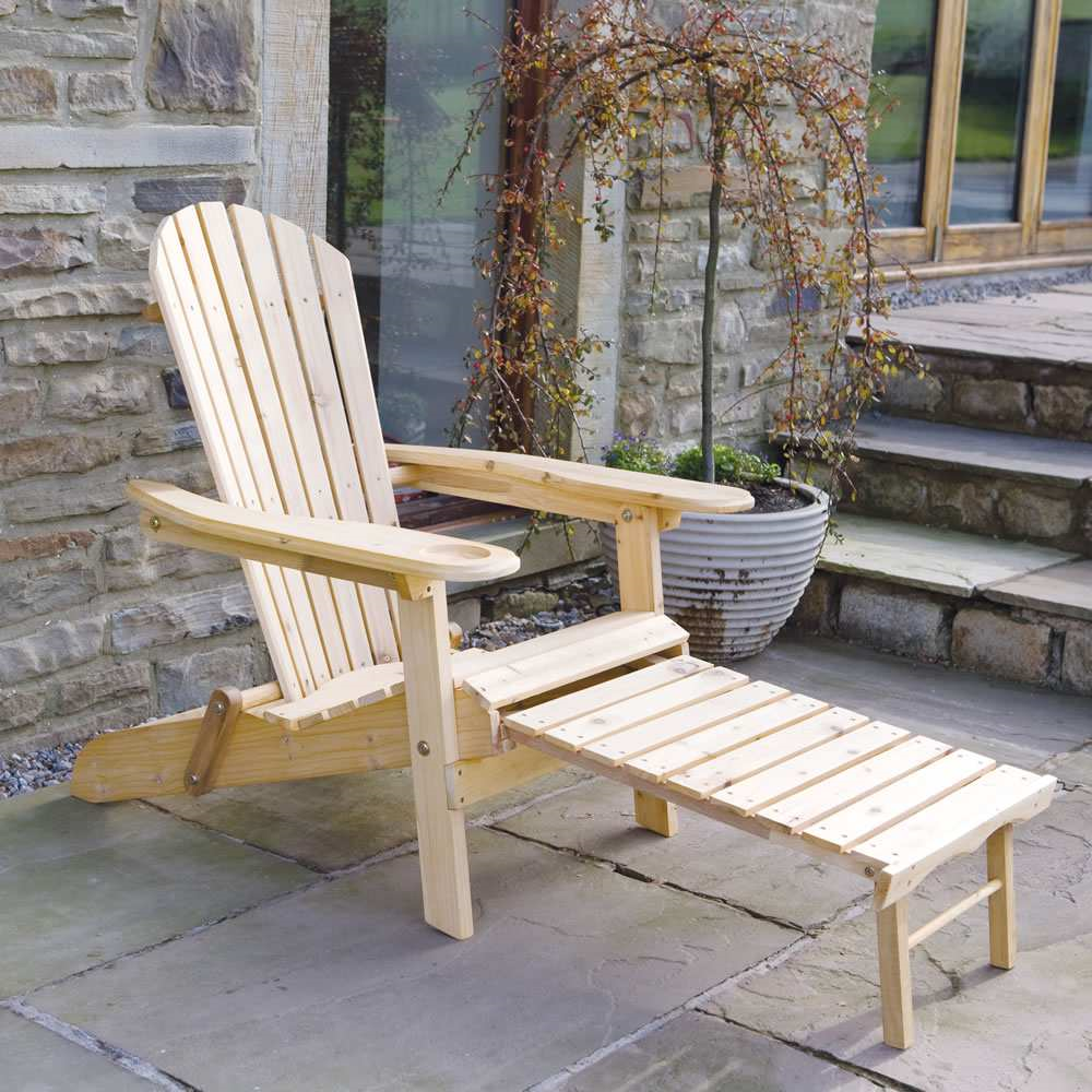 Newby Adirondack Armchair Lounger Leg Rest