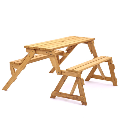 Modbury 2-in-1 Bench and Picnic Table Garden Furniture True Shopping   