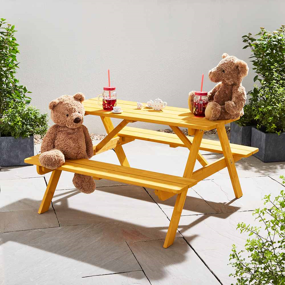 Children s Garden Panda Picnic Bench Table Trueshopping