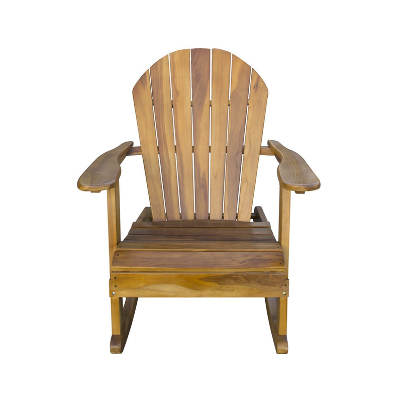 Lincombe Adirondack Teak Garden Rocking Chair Garden Furniture True Shopping   