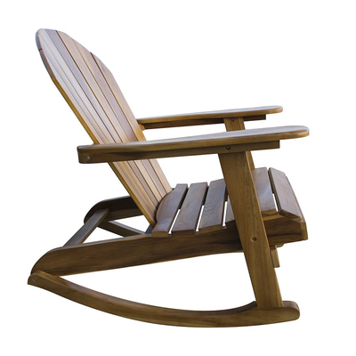 Lincombe Adirondack Teak Garden Rocking Chair Garden Furniture True Shopping   