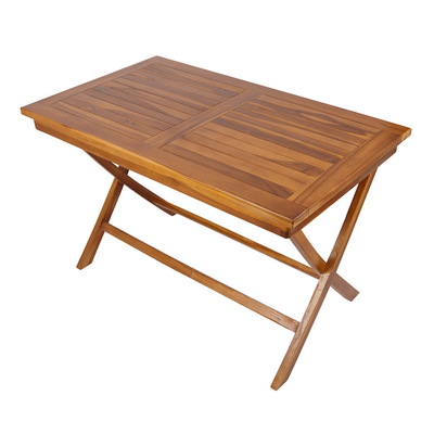 Rectangle Teak Folding Table Garden Furniture True Shopping   