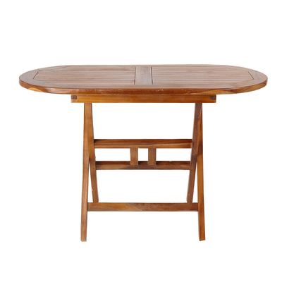 Oval Teak Folding Table  True Shopping   