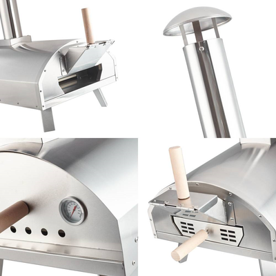 Portable Stainless Steel Multi-Fuel Pizza Oven Outdoor Leisure True Shopping   