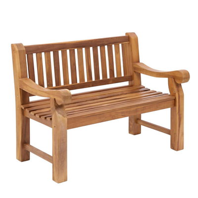 Kingsbridge Premium Teak 2-Seater Bench Garden Furniture True Shopping   