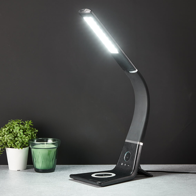 Curved LED Desk Lamp with Wireless Charger Lighting True Shopping   