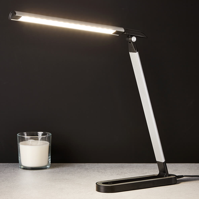 Black LED Folding Desk Lamp Lighting True Shopping   