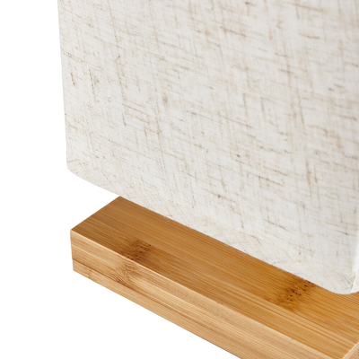 Square Bedside Table Lamp (Grey Shade) Lighting True Shopping   