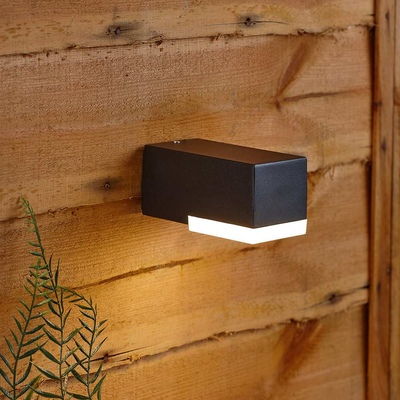 Integrated Square Black LED Light Lighting True Shopping   