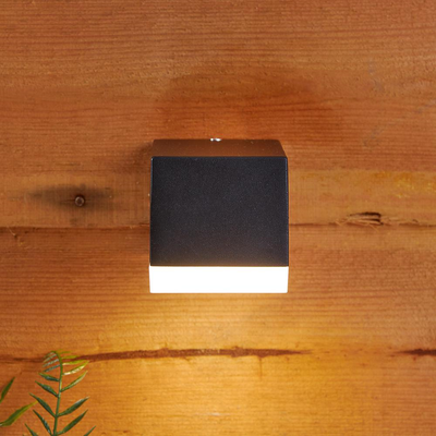 Integrated Square Black LED Light Lighting True Shopping   