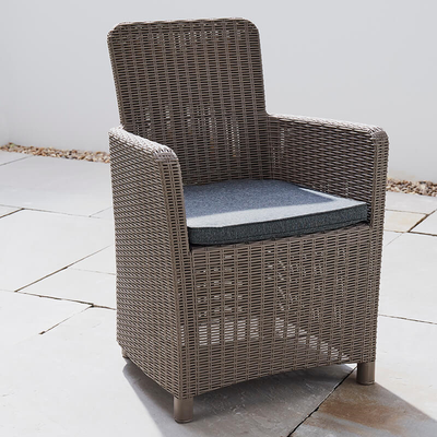 Outdoor Rattan Dining Chair (Grey) Garden Furniture True Shopping   