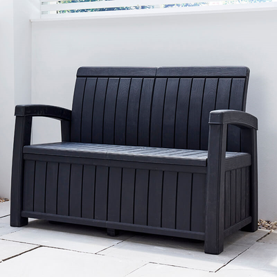 Outdoor Storage Bench (184L) Garden Furniture True Shopping   