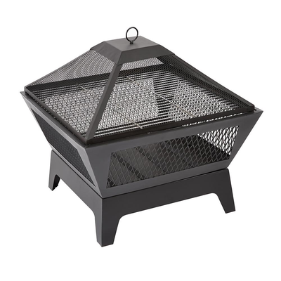 Steel Fireplace with Mesh Lid Outdoor Leisure True Shopping   