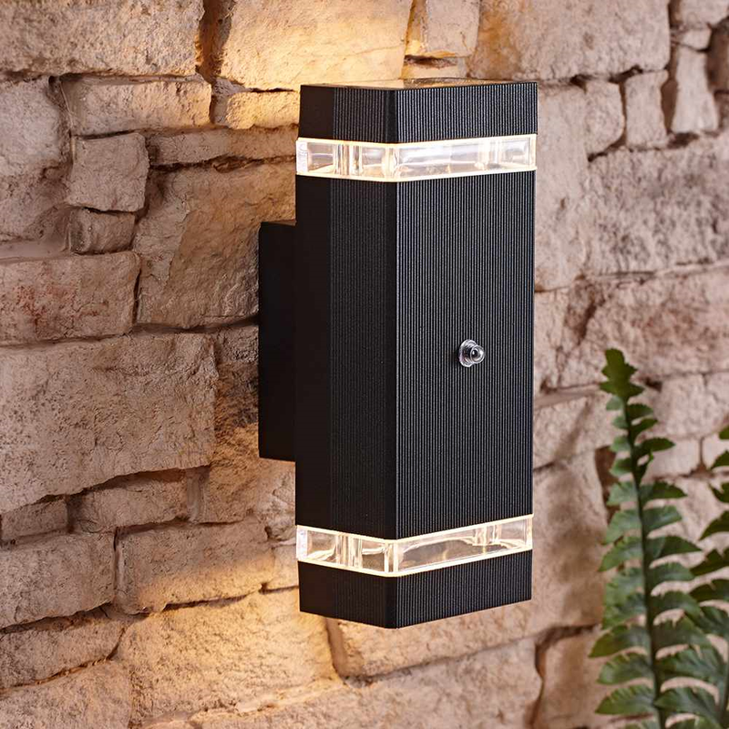 Biard Architect Square LED Up/Down Wall Light Lighting True Shopping LED Square Dusk till Dawn Up & Down Wall Light  
