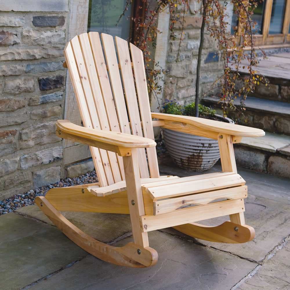 Adirondack glider rocking top chair