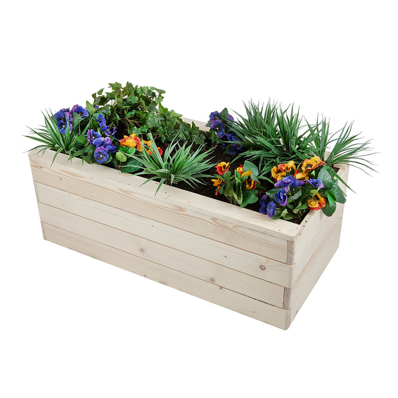 Wooden Planter Box Gardening True Shopping Rectangle  