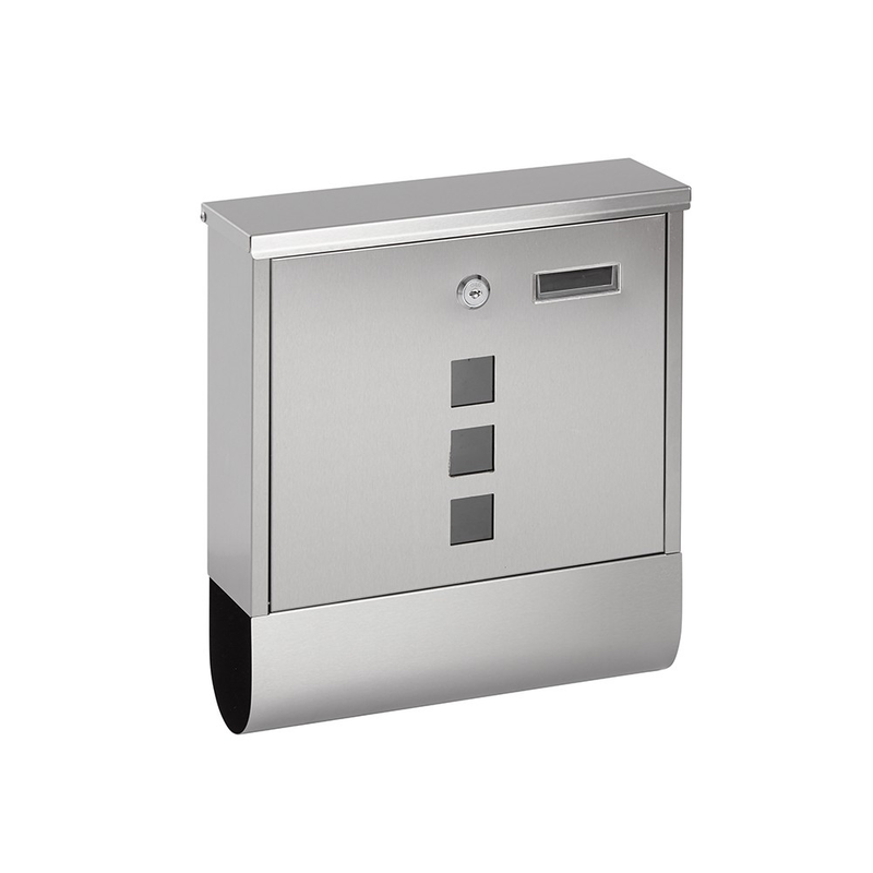 Lockable Steel Mail Box with Newspaper Slot Home True Shopping   