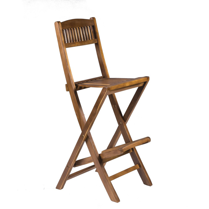 Sherford Teak Folding Bar Chair